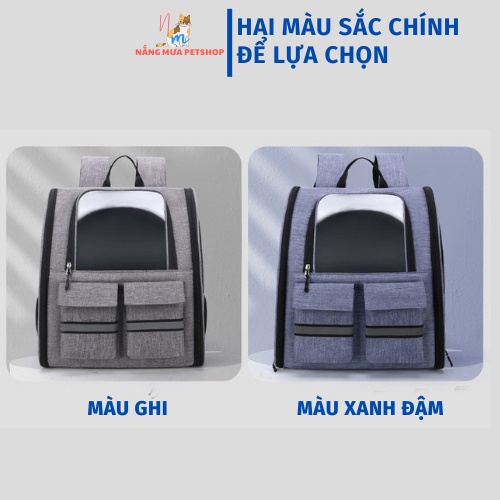 Balo cho mèo, balo du lịch cho chó mèo có bánh xe đẩy, túi vận chuyển chó mèo