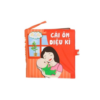 Sách Vải Cái Ôm Diệu Kỳ  - Đồ Chơi Sạch Cánh Diều - Sách Vải Tương Tác  ZamenShop