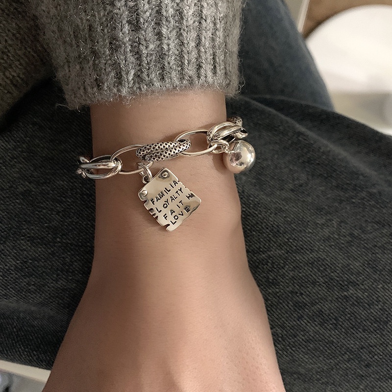 Lắc tay charm cá tính độc lạ - S925 – phong cách Hàn Quốc trẻ trung năng động cá tính