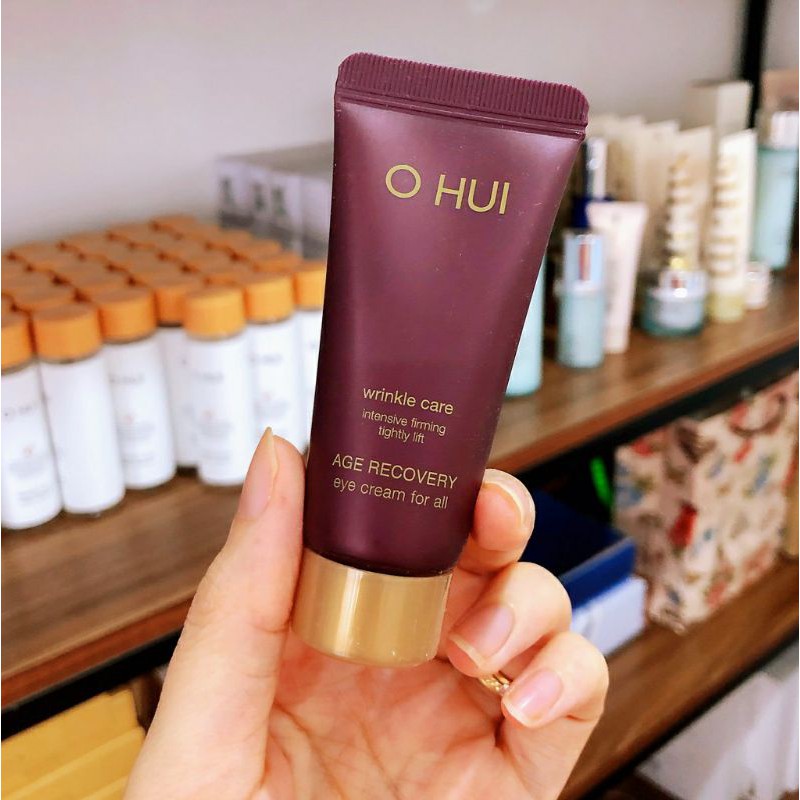 [Hiếm] Tuýp kem mắt Ohui tím giúp trẻ hóa vùng da mắt giảm nhăn thâm và bọng mắt - Ohui Recovery eye cream for all 20ml