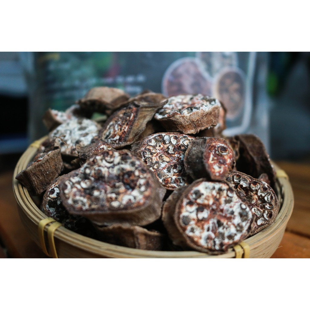 Chuối hột rừng thái lát sấy khô ngâm rượu ngon - 1000g