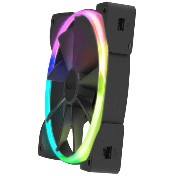 [Mã 273ELHA100K0 hoàn 7% đơn 500K] Quạt cho case máy tính NZXT AER RGB 2 - 140mm single Black (HF-28140-B1)