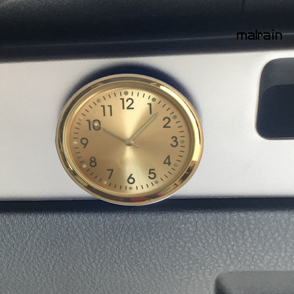 Đồng Hồ Kỹ Thuật Số Mini Dạ Quang Tự Dính Trang Trí Nội Thất Xe Hơi