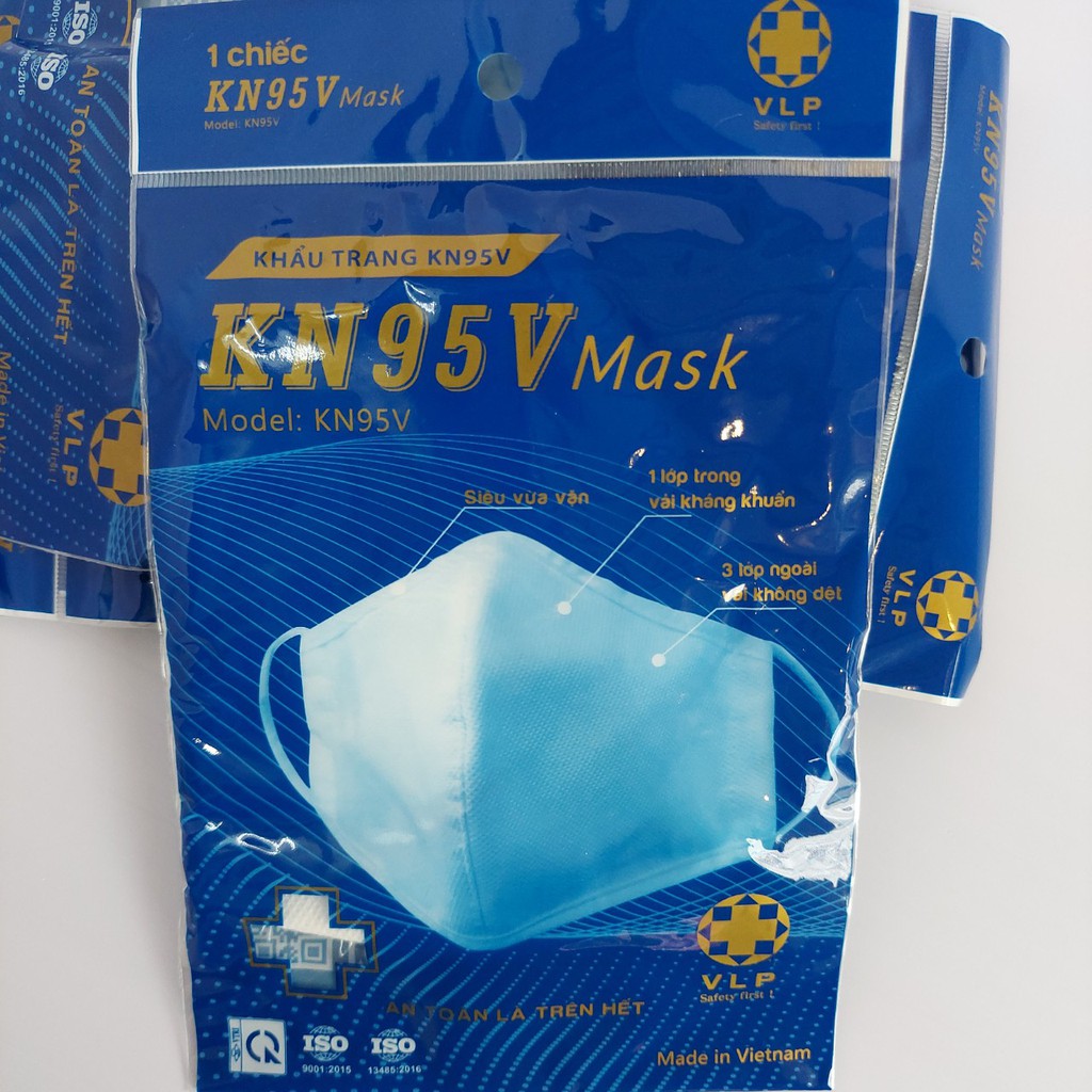Khẩu Trang KN95 Vmask kháng khuẩn ngăn ngừa virut lọc khói và bụi mịn cảm giác thật thoải mái khi đe
