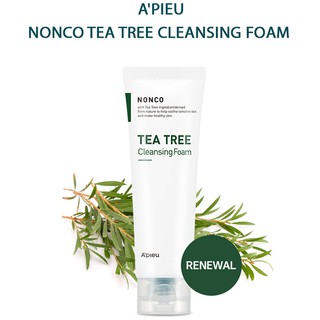Sữa rửa mặt da mụn A'pieu Nonco Tea Tree Cleansing Foam