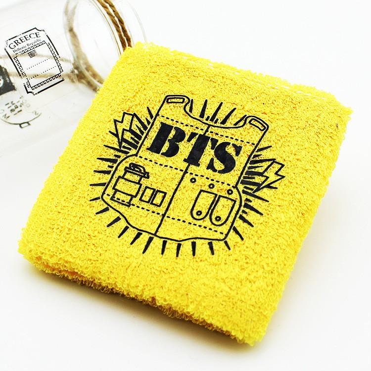 Băng đô đeo tay &quot;BTS&quot; vải cotton