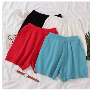 Quần short len nữ thời trang Hàn Quốc