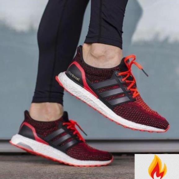 📕 ️🎤 Bảo hành Giày ADIDAS ULTRA BOOST SOLAR RED BLACK NAM NỮ Đẹp Nhất New Nhẩt NEW new 2020 . -- : -BOI8