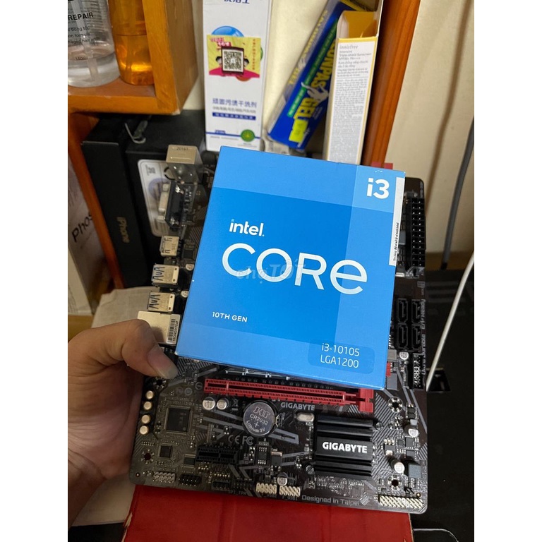 CPU Intel Core i3-10105 (3.7GHz turbo up to 4.4Ghz, 4 nhân 8 luồng, 6MB Cache, 65W) - Socket Intel LGA 1200 BH 36 tháng
