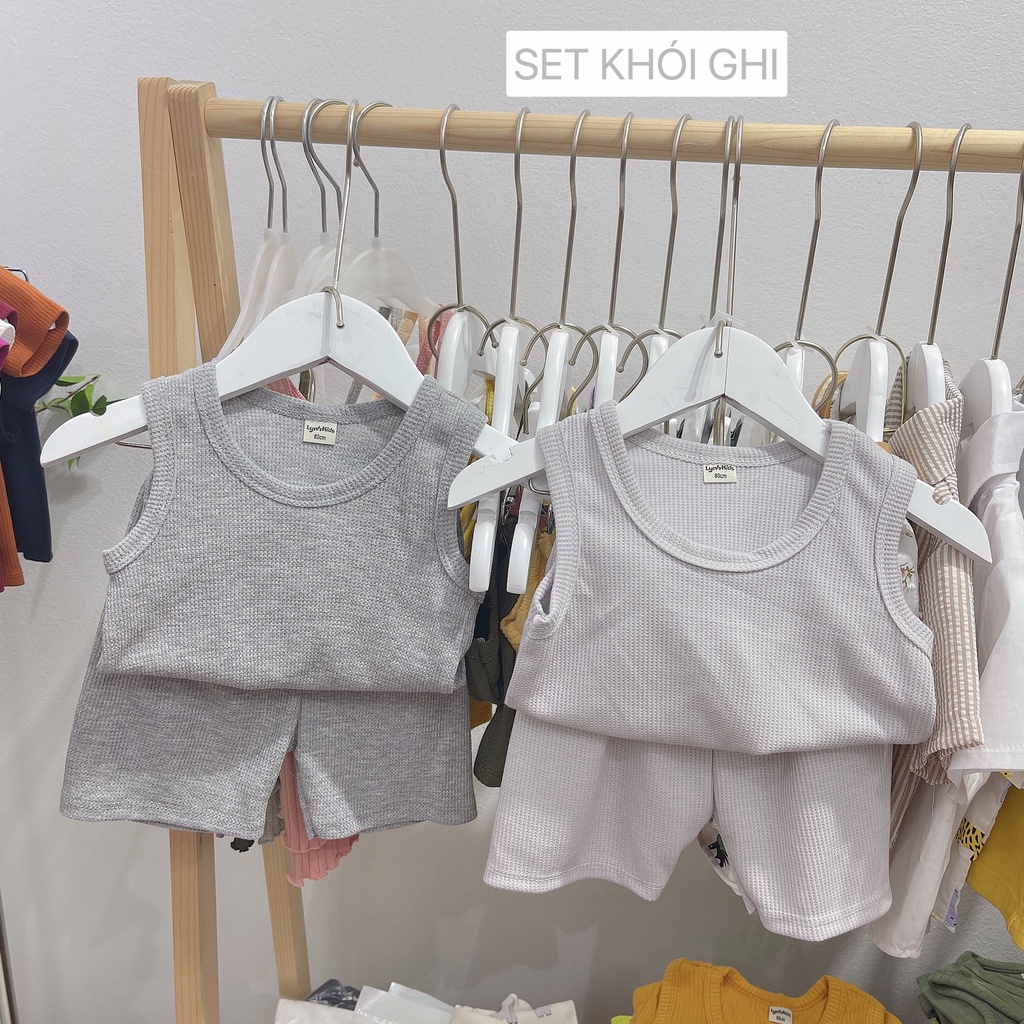 BỘ COTTON TỔ ONG BÉ TRAI SIÊU ĐẸP