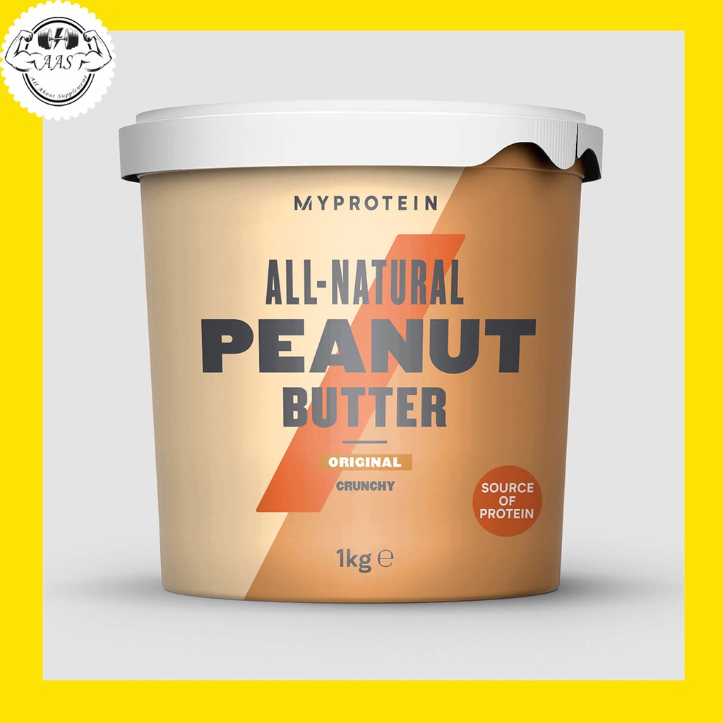 FOODS - MYPROTEIN - ALL-NATURAL PEANUT BUTTER 1KG - Bơ đậu phộng từ Anh
