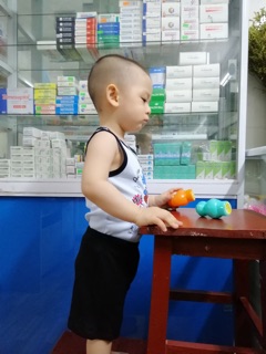 Bộ cotton ba lỗ cho bé