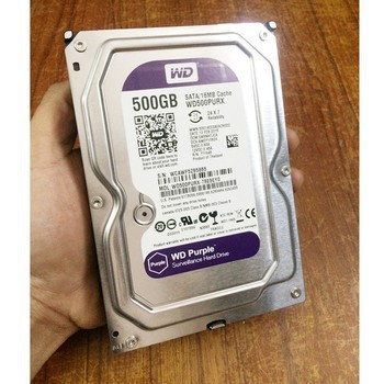 Ổ cứng HDD WD Purple 500GB - Bảo Hành 24 Tháng [hana] [Rẻ nhất]