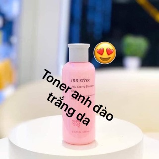 Nước hoa hồng innisfree hoa anh đào trắng da