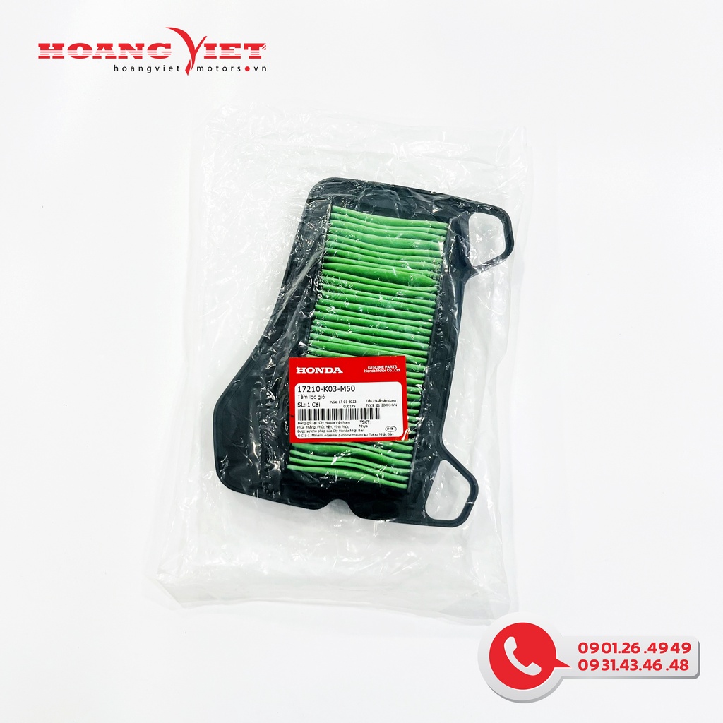 Tấm lọc khí  - Honda WAVE RSX FI 110  - 17210K03M50