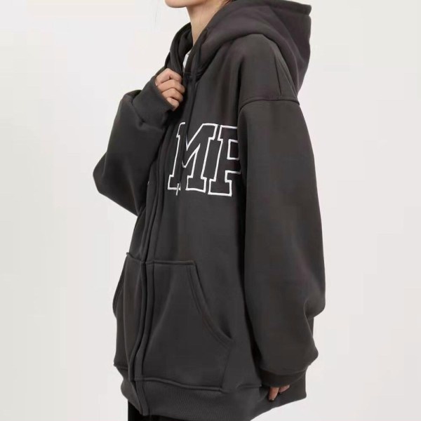 Áo khoác nỉ unisex có mũ HAVU SHOP  in jump - Áo khoác nỉ form rộng mùa đông oversize, phong cách hàn quốc