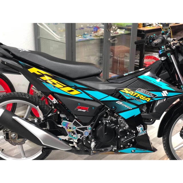 Tem rời Satria Xanh Lục Bảo