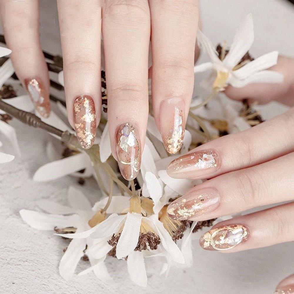 1 Lọ Kim Sa 3D Lấp Lánh Trang Trí Móng Tay Nghệ Thuật|Vỏ Cắt Vỏ Sò Siêu Mỏng Nhiều Màu Sắc Tự Làm