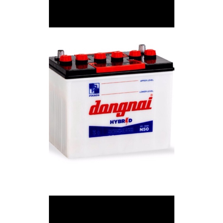 Bình ắc quy 12v hybrid đồng nai N50 - 12V - 50ah