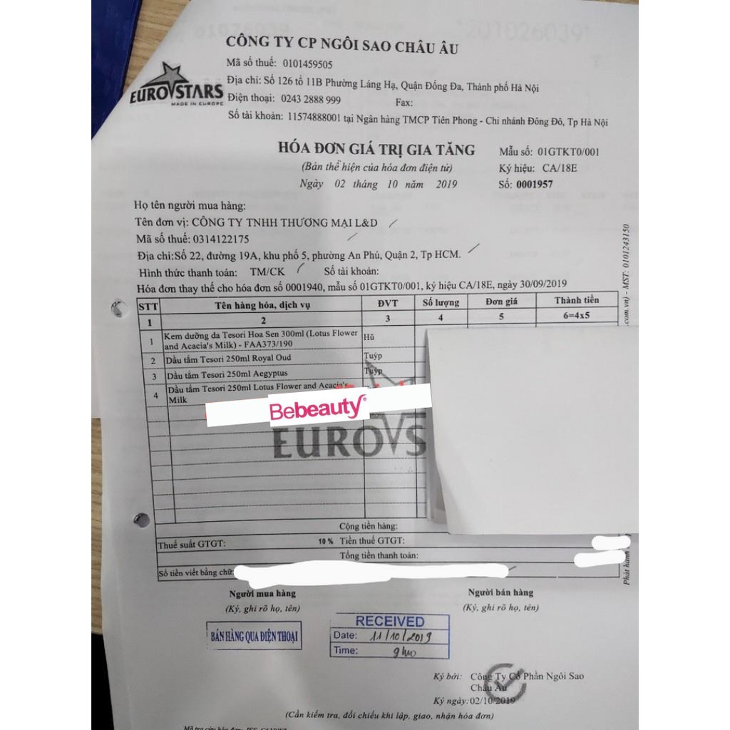 Sữa tắm nước hoa Tesori d'Oriente 500ml | BigBuy360 - bigbuy360.vn