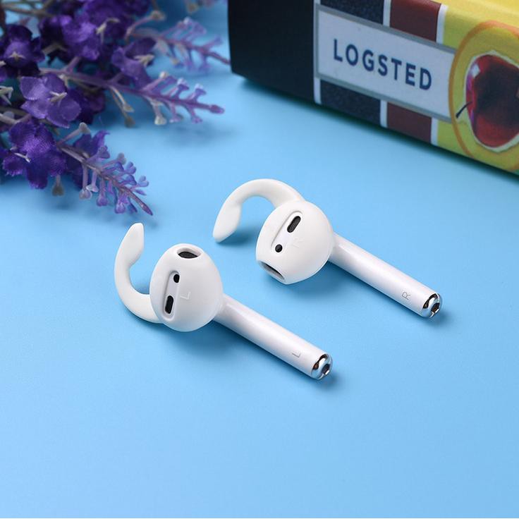 Set 2 đầu bọc tai nghe có móc chống rơi cho IPod IPhone Apple