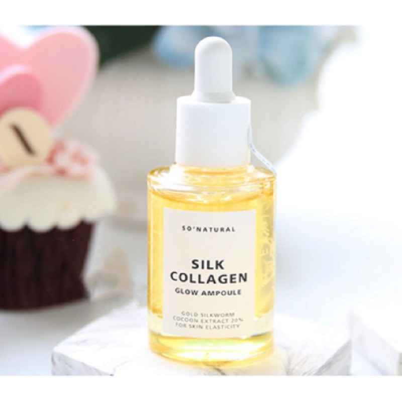 [SALE OFF] SERUM DƯỠNG DA NGĂN NGỪA LÃO HÓA SILK COLLAGEN SO NATURAL COLLAGEN GLOW AMPOULE 30ml