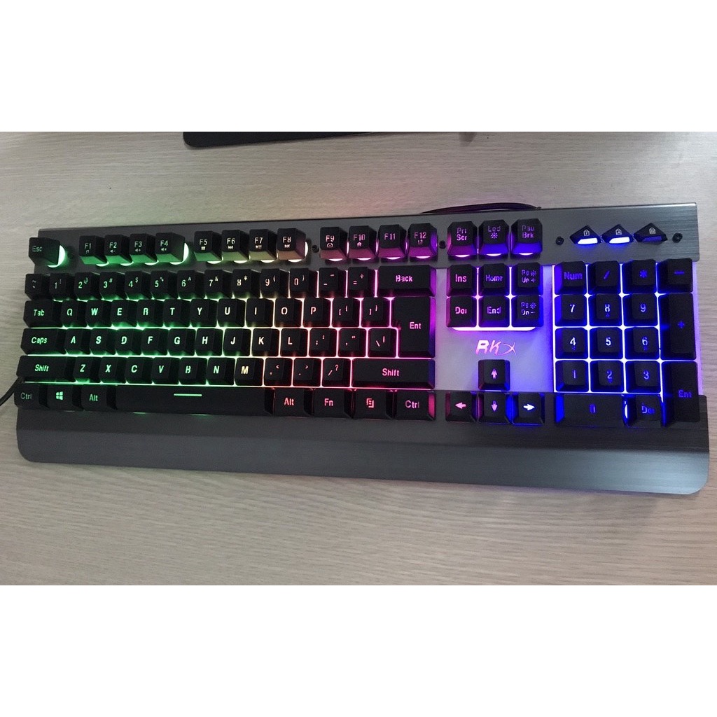 Bộ Bàn Phím Giả Cơ Royal Kludge KR M911 Led Gaming Black - USB Bảo hành 12 Tháng