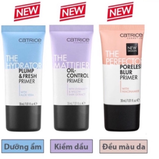 KEM LÓT CATRICE PRIME AND FINE PORE REFINING ANTI SHINE BAS