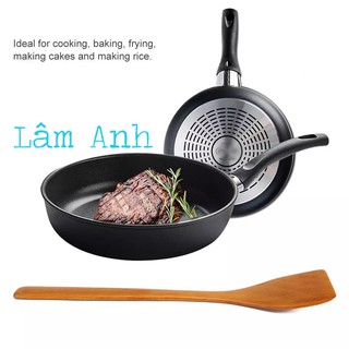 SẠN CHIÊN XÀO BẰNG GỖ VÀ INOX LOẠI NHỎ
