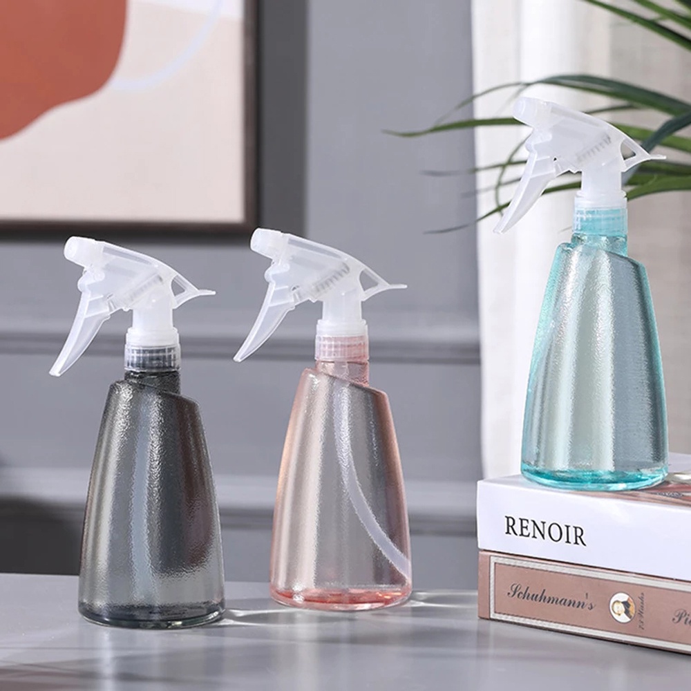 Bình xịt nước bằng nhựa PP trong suốt dung tích 500ml dùng cho gia đình / salon tóc