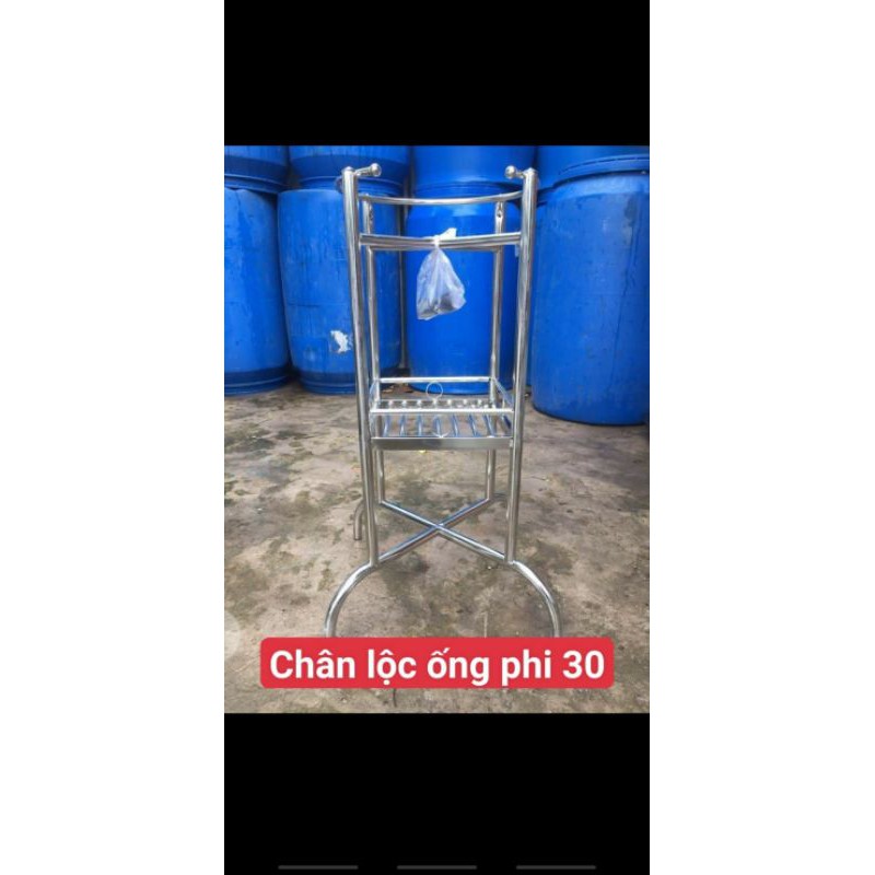Chân bình lọc nước inox (dạng vuông)
