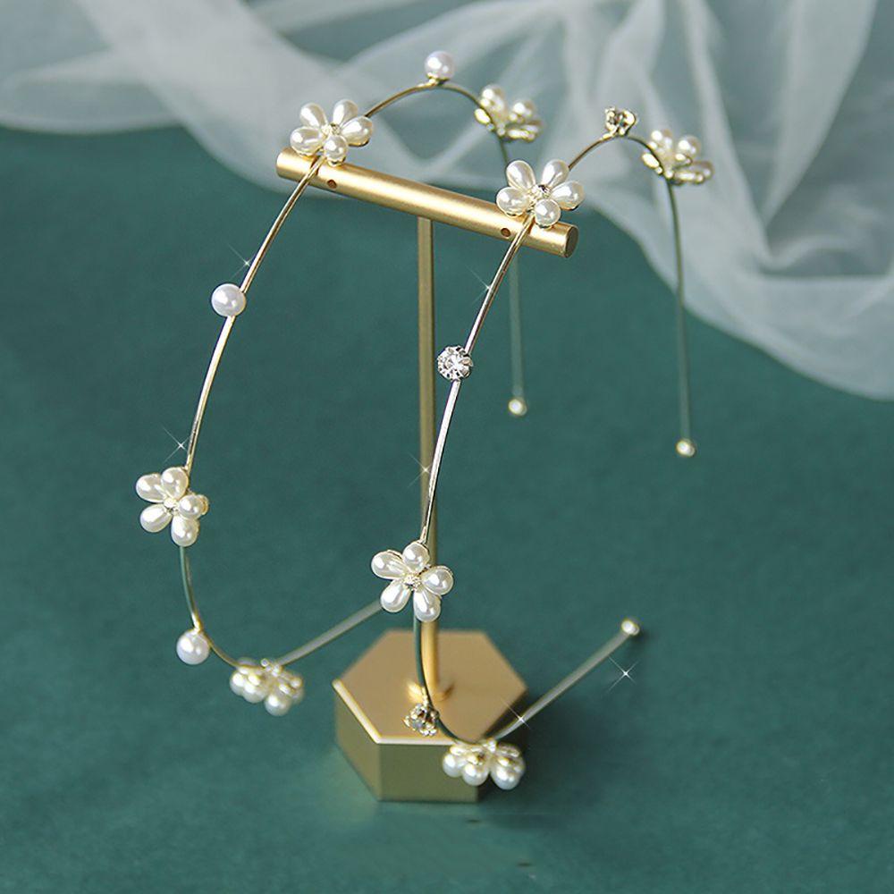 ANEMONE Băng Đô Cài Tóc Bằng Hợp Kim Đính Đá Lấp Lánh Thời Trang Cho Nữ