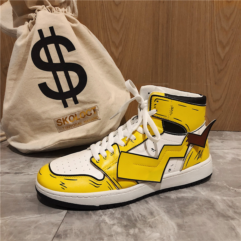 COD aj1 Giày nam Pikachu Air Force One Sneakers One Piece Joint Shoes Cao thượng nam giày thường nam giày hợp thời trang#yjteam66.vn | BigBuy360 - bigbuy360.vn