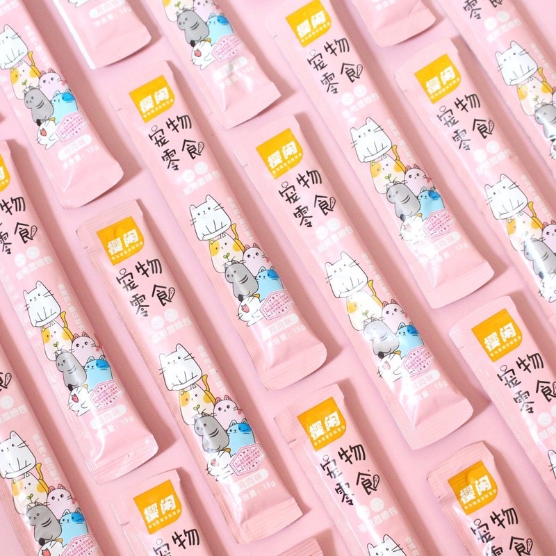 100 thanh Súp thưởng cho mèo SHIZUKA - Thanh 15G - Ú Nu Pet Shop