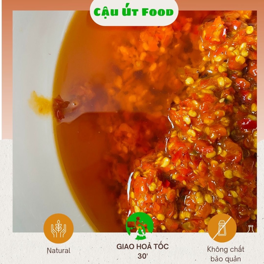 Sa tế siêu cay nhà làm trộn bánh tráng, ăn hủ tiếu, gia vị ướp Cậu Út Food