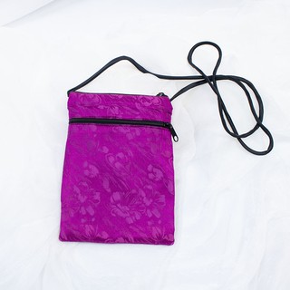 Túi đeo chéo mini lụa