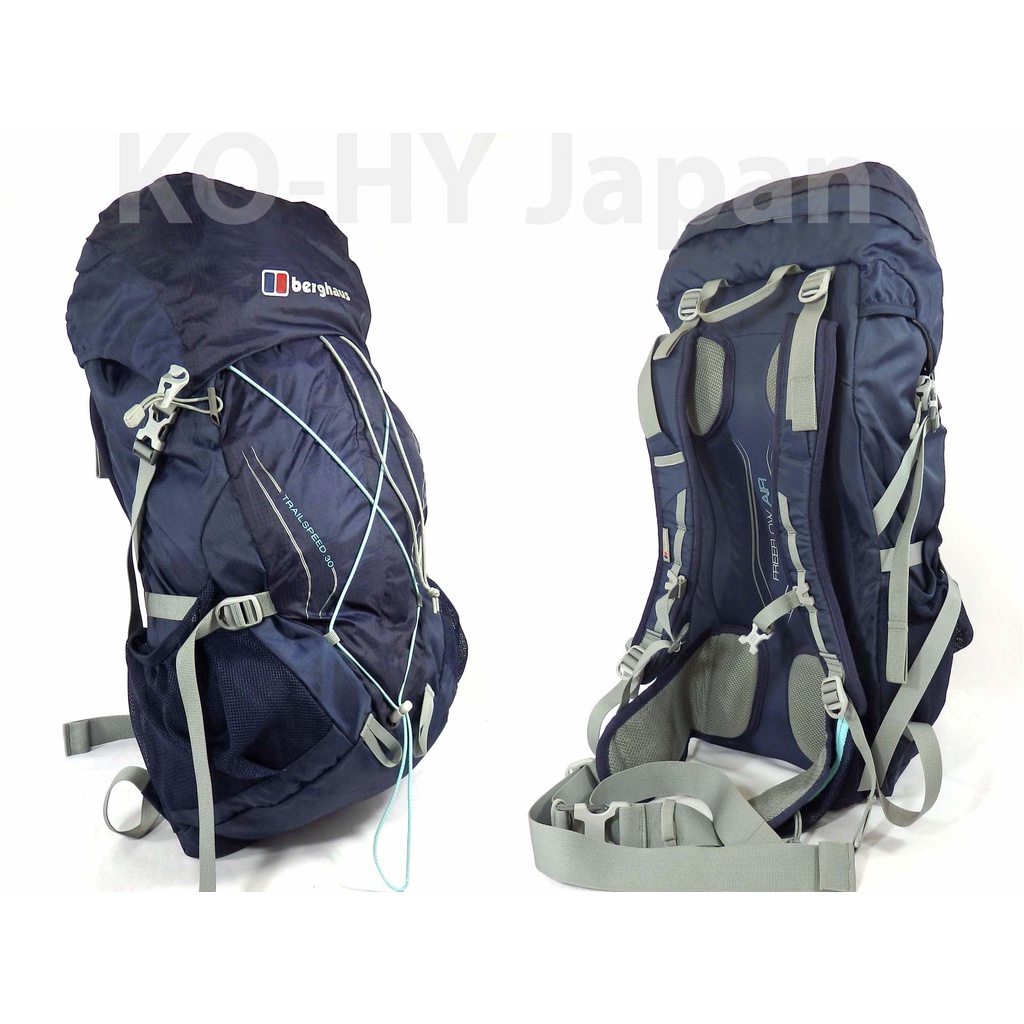 Ba lô du lịch dòng leo núi đi phượt Berghaus Trail Speed 30 lít màu xanh