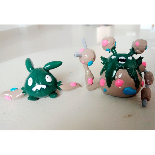 Mô hình pokemon trubbish và garbodor