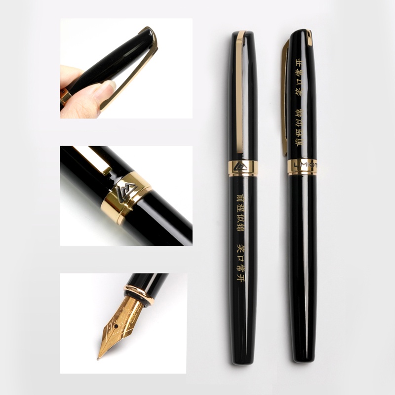 Goo Bút Máy Kim Loại Ngòi 0 5mm F Có Thể Bơm Lại Kèm Hộp Đựng Cho Tạp Chí Nam Nữ