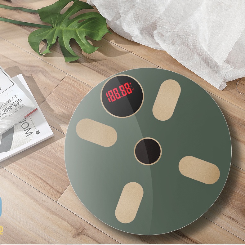 Cân Sức Khỏe Điện Tử 180kg Cân Thông Minh Kết Nối Điện Thoại - Cân Điện Tử Mặt Kính Gia Đình Mini Chính Xác Từng Gram