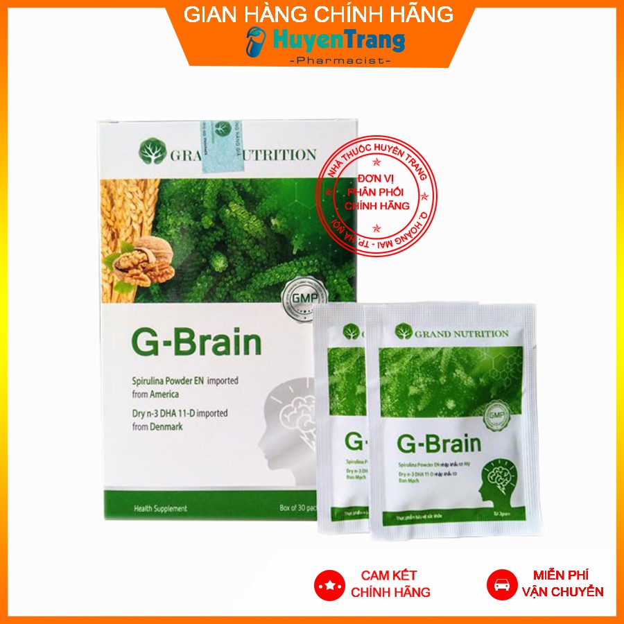 ✔️️️(Chính Hãng) G-Brain Hỗ trợ phát triển Trí Não, tăng cường hệ Miễn Dịch cho Trẻ