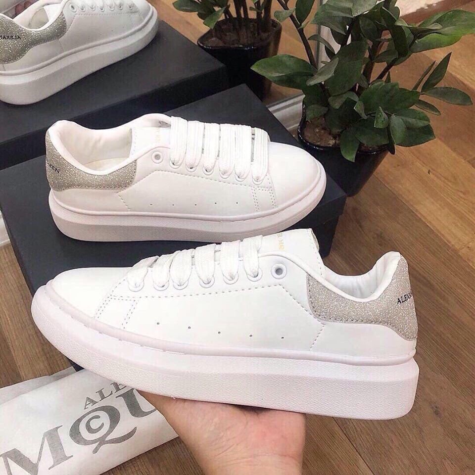 [ TC Store ] Giày thời trang cao cấp Alexander McQueen gót nhũ | BigBuy360 - bigbuy360.vn