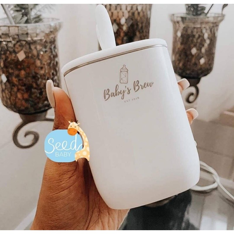 Combo máy hâm sữa kèm cổ nối Baby’s Brew - Seed Baby