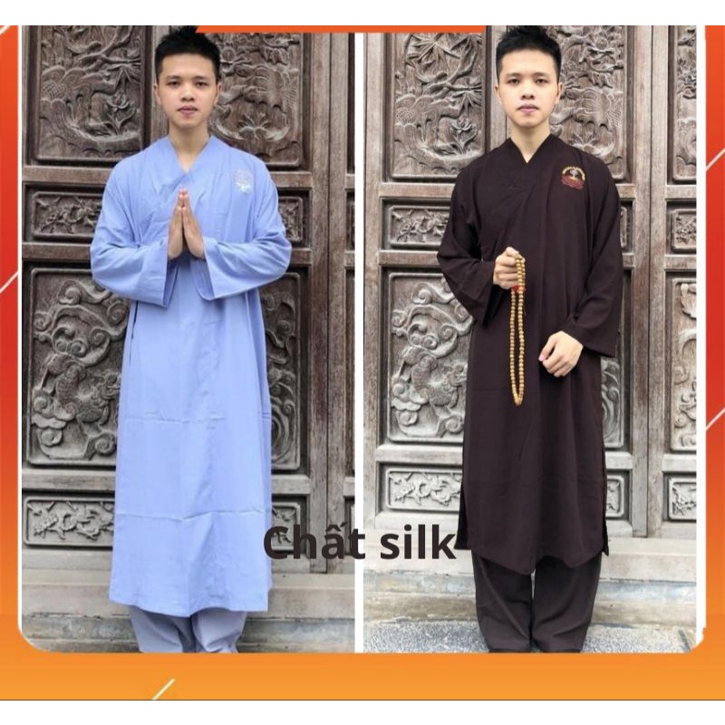 ÁO TRÀNG  PHẬT TỬ ADIĐÀ VẢI SILK