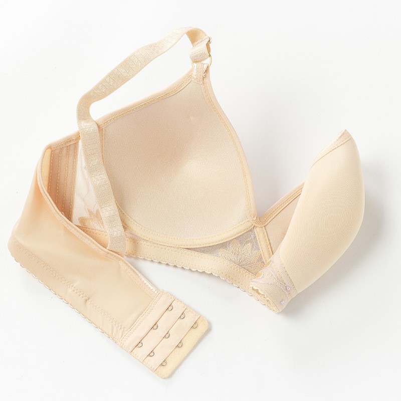 Áo Ngực Dệt Kim Không Gọng Thêu Họa Tiết Thoải Mái Cho Nữ