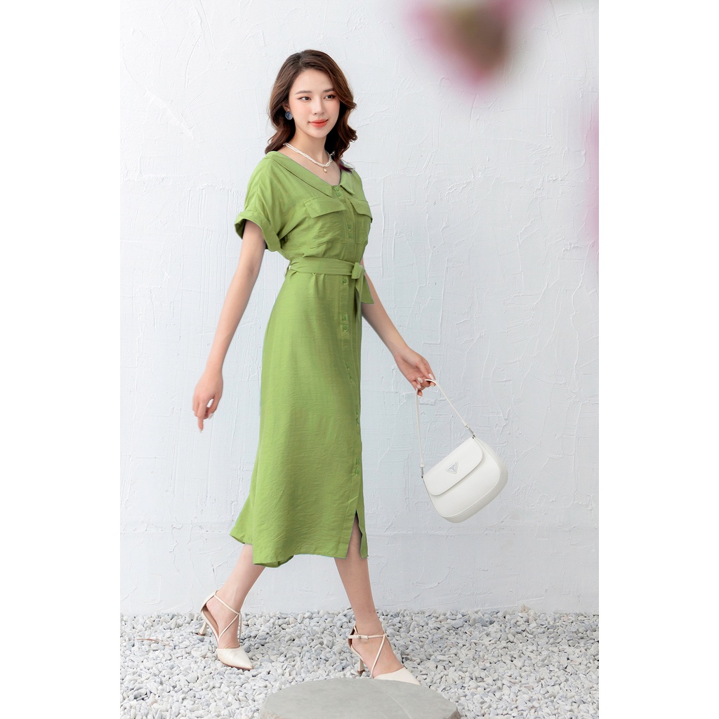 Váy SM túi ngực cốm HM