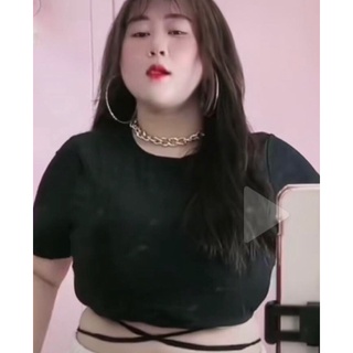áo croptop cột dây bigsize 55-90kg
