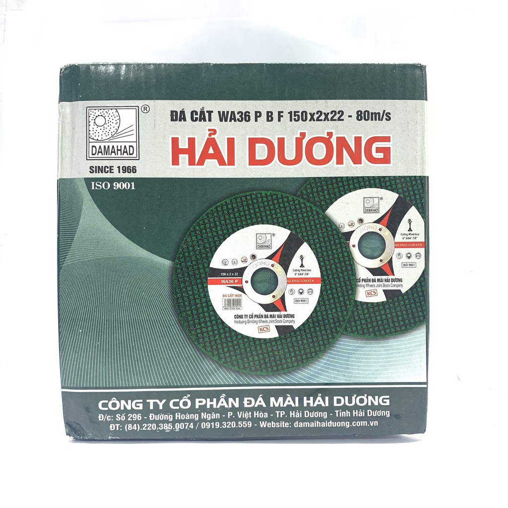 [DAMAHAD] Đá cắt 150.2.22 xanh cho máy cắt chuyên dụng