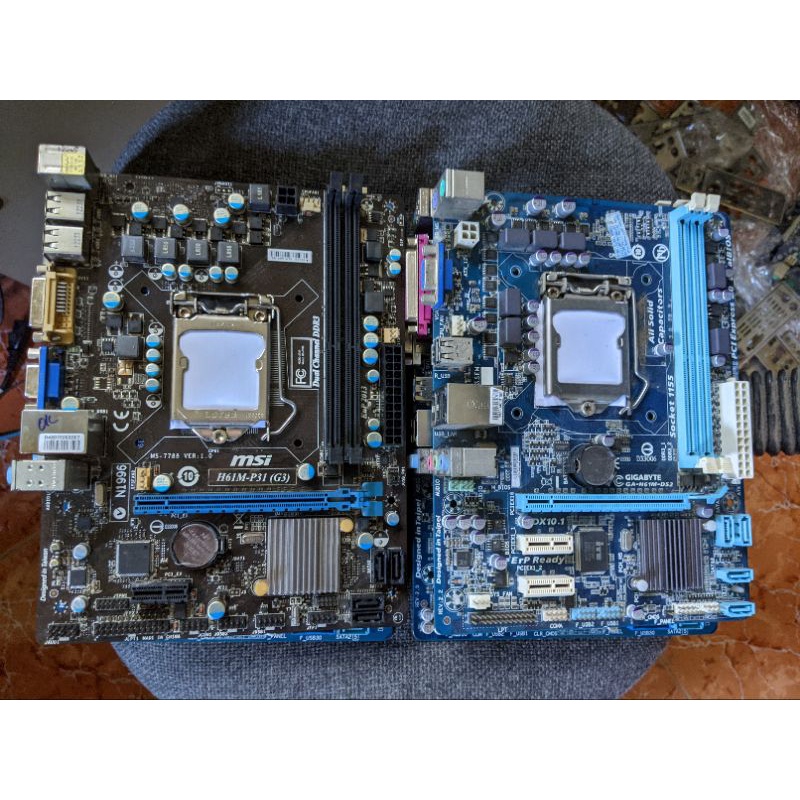 Combo main h61 các loại, chip g2020, g1630 cùng ram ddr3 4gb