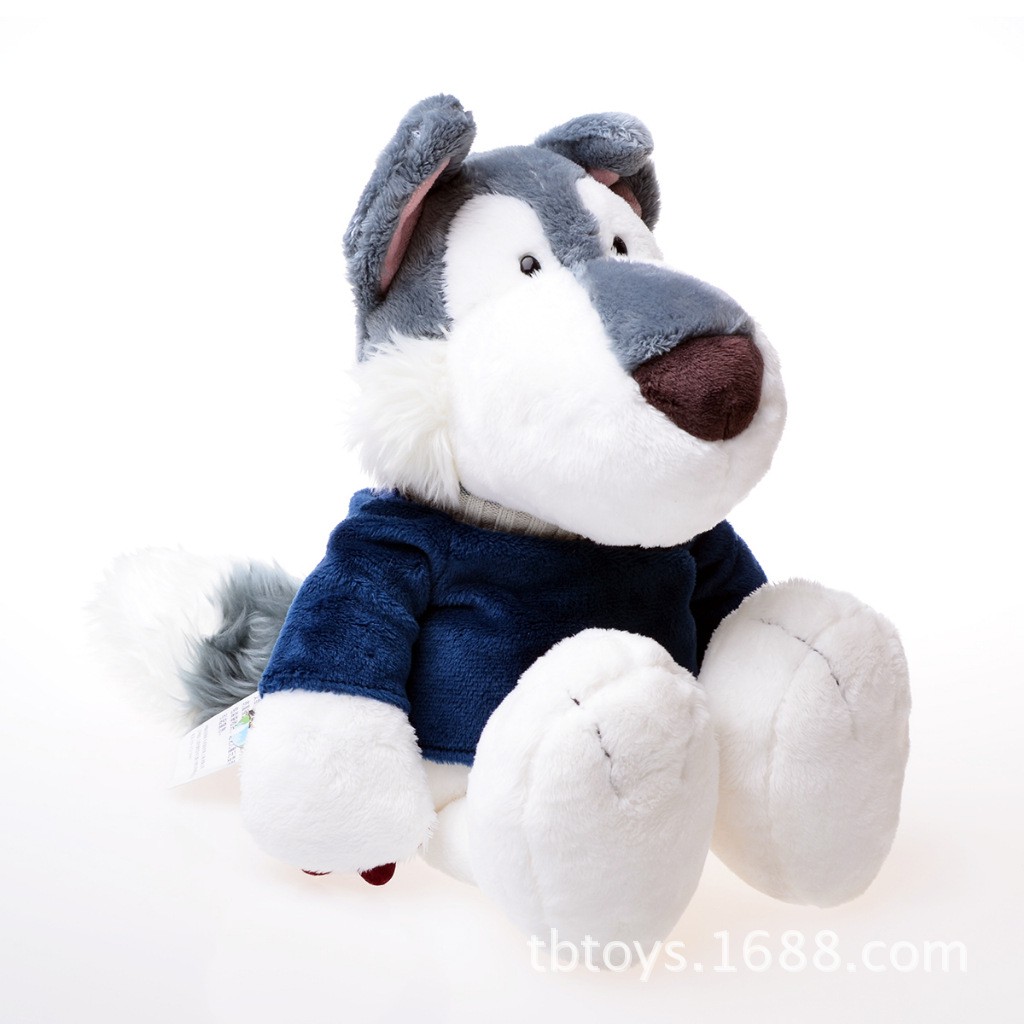 Thú Nhồi Bông Hình Chú Chó Husky Đáng Yêu